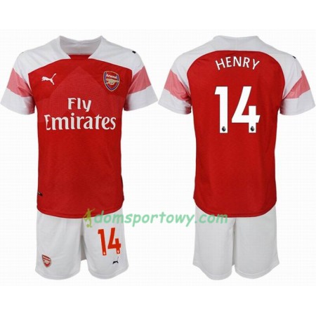 Koszulka Arsenal HENRY 14 Dziecięcy Domowe Koszulki Piłkarskie 2018-2019 Krótki Rękaw